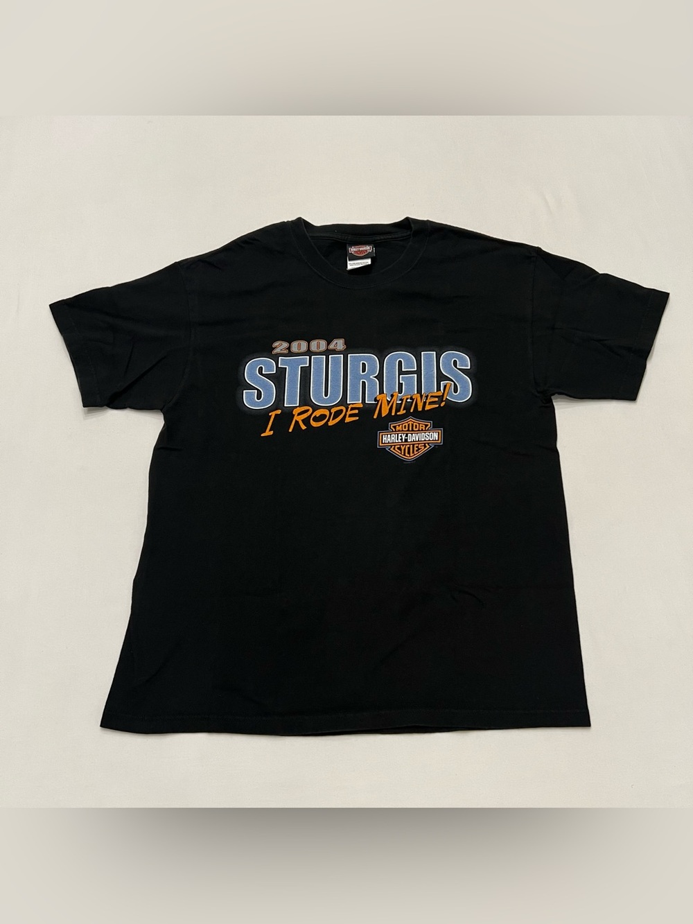 Y2K Harley Davidson Sturgis Motorcycle Rally Eagle T Shirt Sz L  Americana Biker